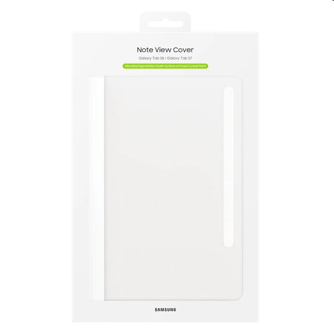 Puzdro Note View Cover pre Samsung Galaxy Tab S8, biela