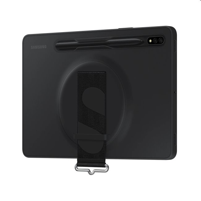 Puzdro Silicone Strap Cover pre Samsung Galaxy Tab S8, čierna Puzdro Silicone Strap Cover pre Samsung Galaxy Tab S8, čierna