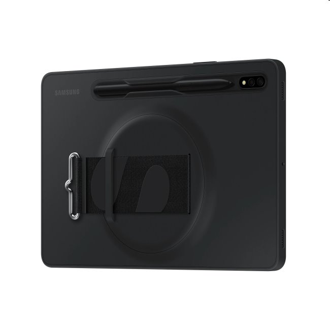 Puzdro Silicone Strap Cover pre Samsung Galaxy Tab S8, čierna Puzdro Silicone Strap Cover pre Samsung Galaxy Tab S8, čierna