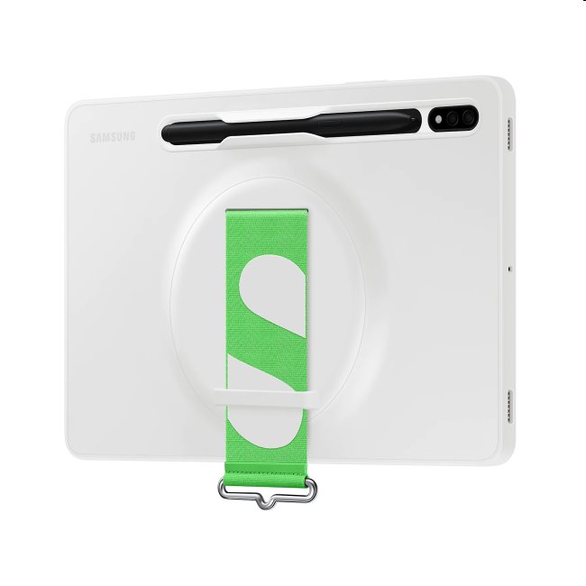 Puzdro Silicone Strap Cover pre Samsung Galaxy Tab S8, biela Puzdro Silicone Strap Cover pre Samsung Galaxy Tab S8, biela