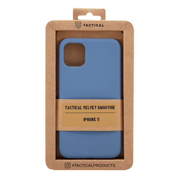 Zadný kryt Tactical Velvet Smoothie pre Apple iPhone 11, modrá Zadný kryt Tactical Velvet Smoothie pre Apple iPhone 11, modrá