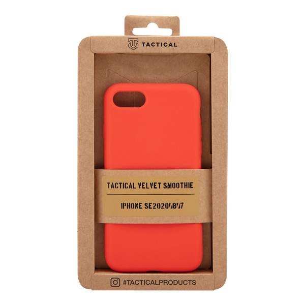Zadný kryt Tactical Velvet Smoothie pre Apple iPhone 7/8/SE2020/SE2022, červená Zadný kryt Tactical Velvet Smoothie pre Apple iPhone 7/8/SE2020/SE2022, červená