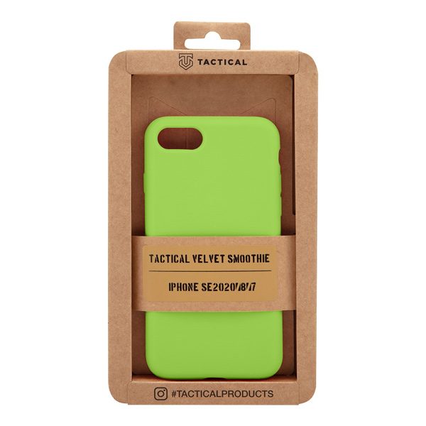 Zadný kryt Tactical Velvet Smoothie pre Apple iPhone 7/8/SE2020/SE2022, zelená Zadný kryt Tactical Velvet Smoothie pre Apple iPhone 7/8/SE2020/SE2022, zelená