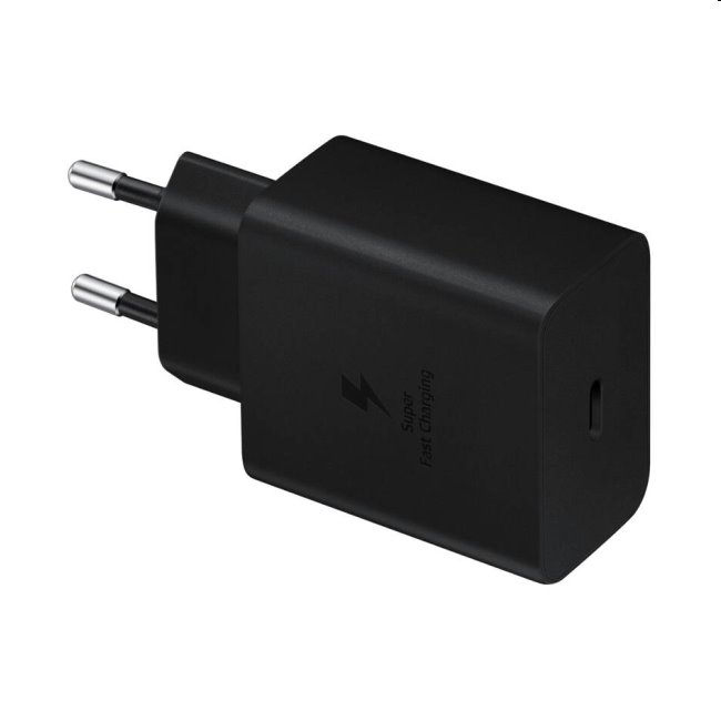 Rýchlonabíjačka Samsung 45W s USB-C káblom, čierna