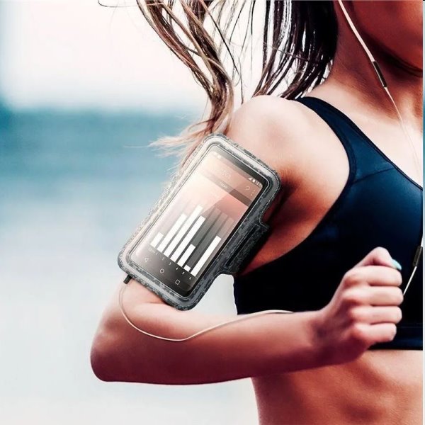 Univerzálne športové puzdro Spigen Velo A700 pre smartfóny Armband 6", kamufláž