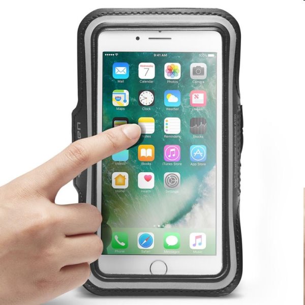 Spigen Velo A700 univerzálne športové puzdro pre smartfóny Armband 6", čierne Spigen Velo A700 univerzálne športové puzdro pre smartfóny Armband 6", čierne