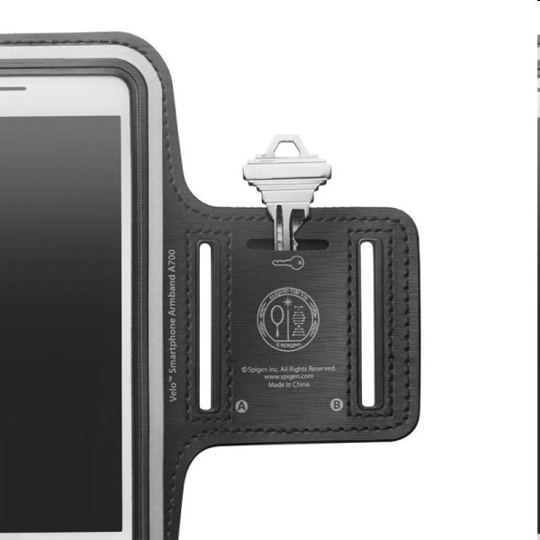 Spigen Velo A700 univerzálne športové puzdro pre smartfóny Armband 6", čierne Spigen Velo A700 univerzálne športové puzdro pre smartfóny Armband 6", čierne