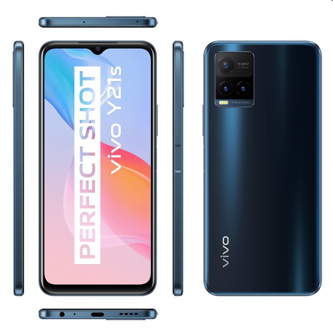 Vivo Y21s, 4/128GB, polnočná modrá