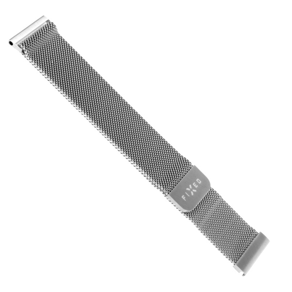 FIXED Mesh Nerezový remienok pre inteligentné hodinky 20 mm, strieborná FIXED Mesh Nerezový remienok pre inteligentné hodinky 20 mm, strieborná