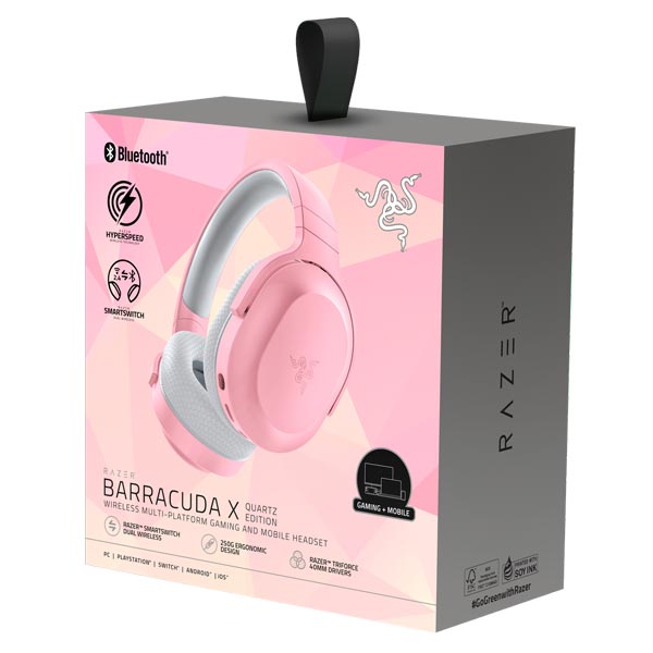 Herné slúchadlá Razer Barracuda X, Quartz Pink