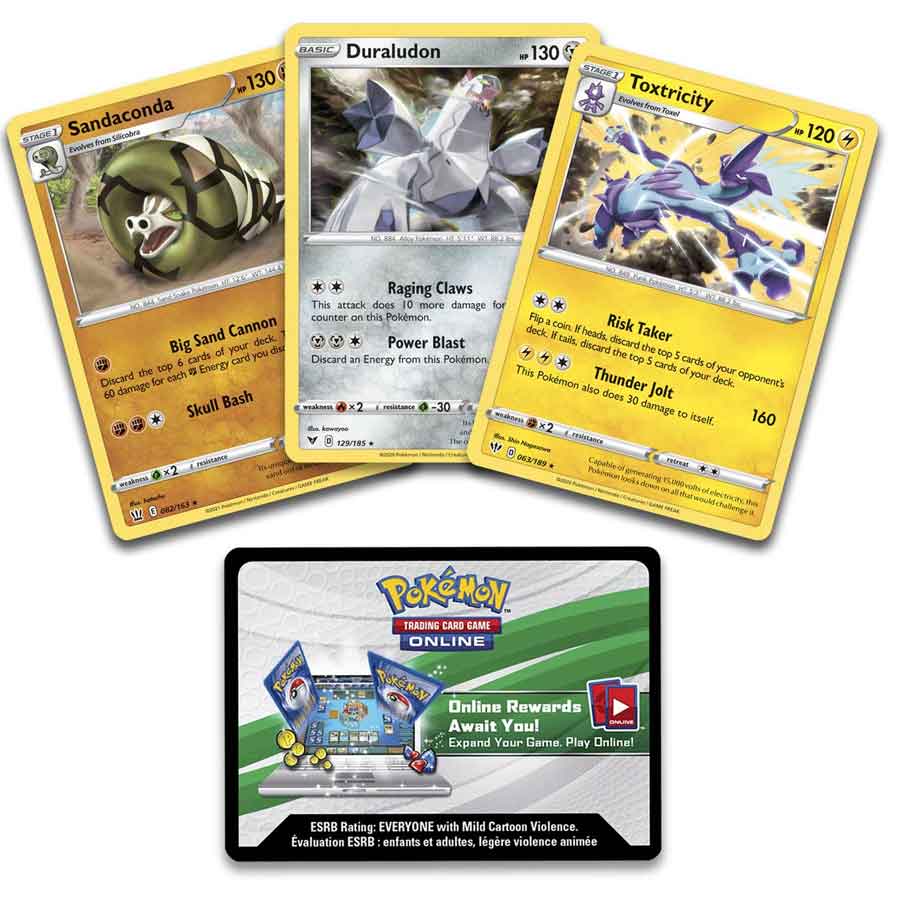 Kartová hra Pokémon TCG Knock Out Collection Toxtricity, Duraludon, Sandaconda (Pokémon)