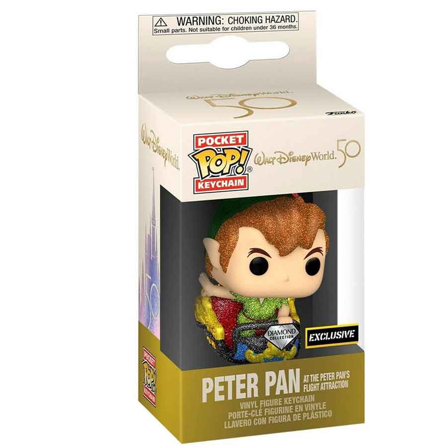 Kľúčenka POP! Peter Pan (Diamond Collection) Special Edition