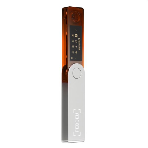 Ledger Nano X hardvérová peňaženka na kryptomeny, oranžová Ledger Nano X hardvérová peňaženka na kryptomeny, oranžová