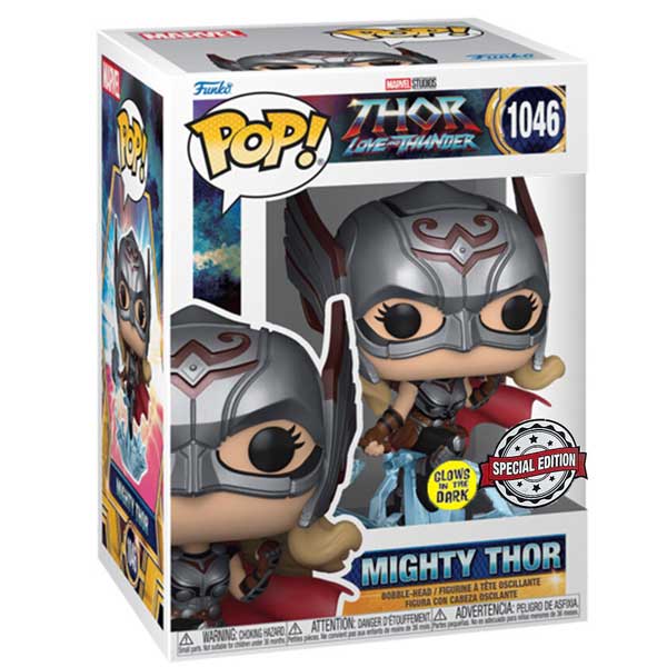 POP! Thor Love and Thunder: Mighty Thor (Marvel) Special Edition (Glows in the Dark)