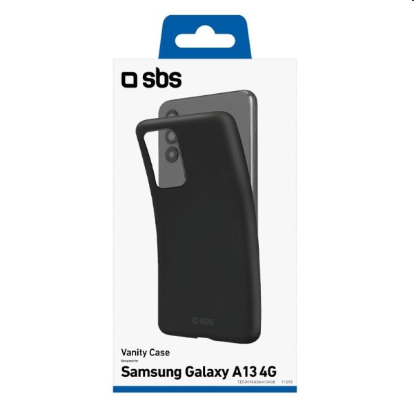 Zadný kryt SBS Vanity pre Samsung Galaxy A13 4G, čierna