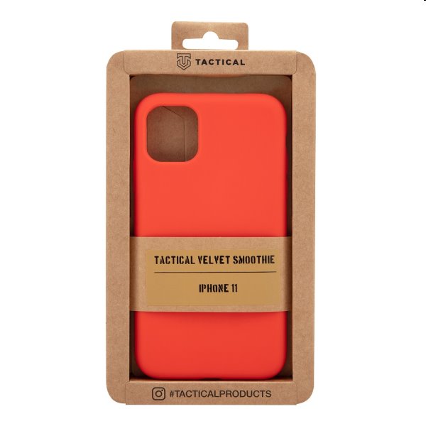 Zadný kryt Tactical Velvet Smoothie pre Apple iPhone 11, červená Zadný kryt Tactical Velvet Smoothie pre Apple iPhone 11, červená