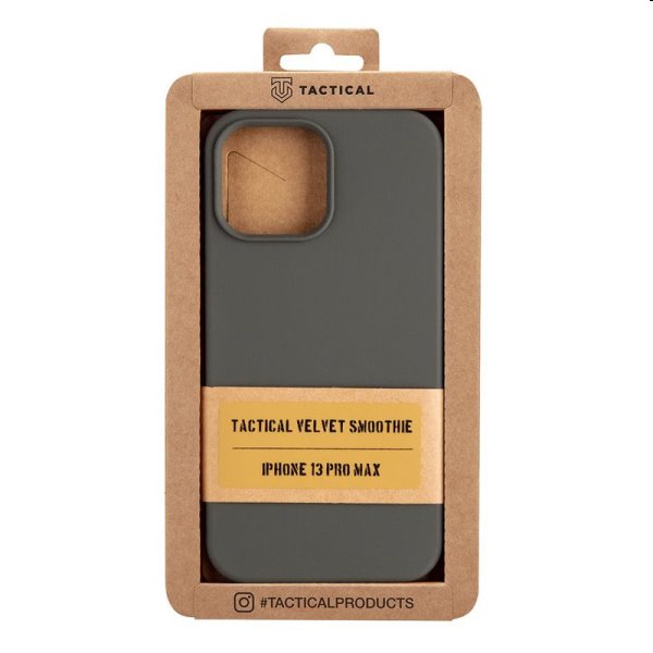 Zadný kryt Tactical Velvet Smoothie pre Apple iPhone 13 Pro Max, šedá Zadný kryt Tactical Velvet Smoothie pre Apple iPhone 13 Pro Max, šedá