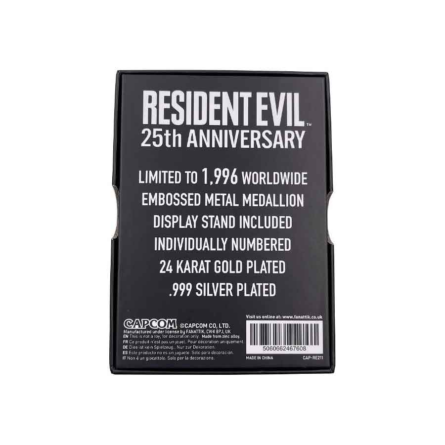 Replika odznaki Gold & Silver Plated S.T.A.R.S (Resident Evil)