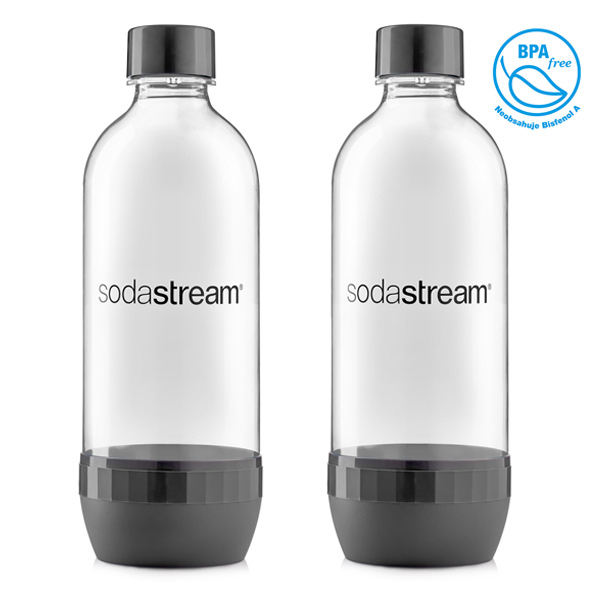 SodaStream Fľaša 1 l duo pack, sivá