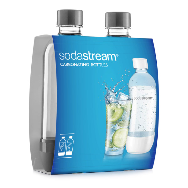 SodaStream Fľaša 1 l duo pack, sivá