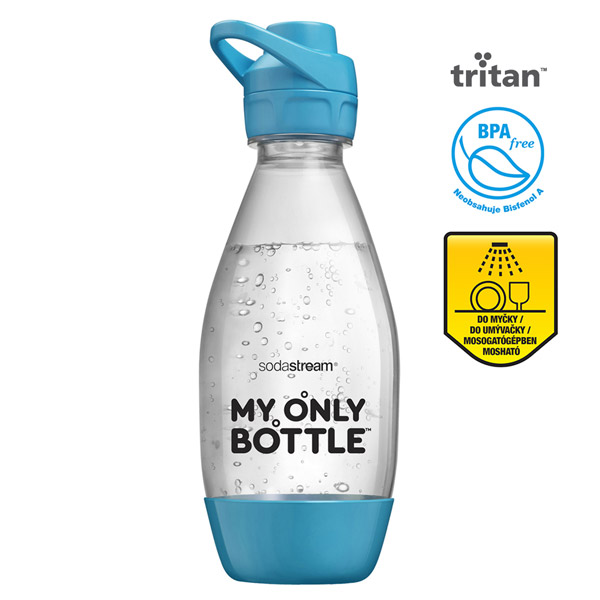 SodaStream  Fľaša 0,6l my only bottle modrá
