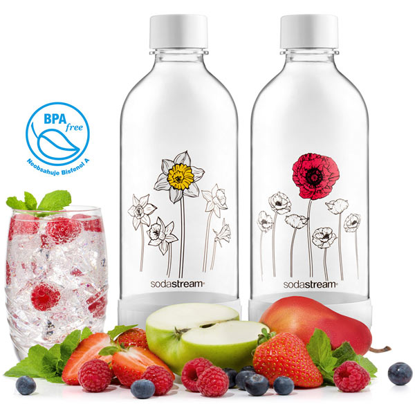 SodaStream Fľaša 1l duo pack kvetiny