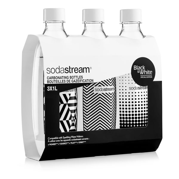 SodaStream Fľaša fuse TriPack 1l / B&W SodaStream Fľaša fuse TriPack 1l / B&W