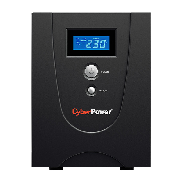 Záložný zdroj CyberPower Value 2200, 2200VA/1260 W LCD, 6x IE C13 zásuvka, RJ11/RJ45, USB, RS232