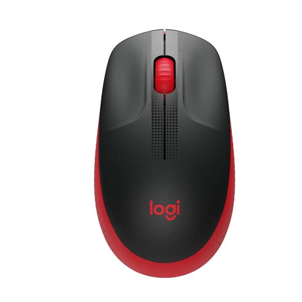Bezdrôtová myš Logitech M190 Full-size bezdrôtová myš, červená Bezdrôtová myš Logitech M190 Full-size bezdrôtová myš, červená
