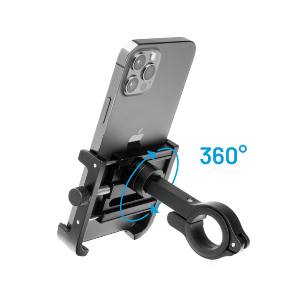 FIXED držiak mobilného telefónu na bicykel FIXED Bikee ALU 2 s otočnou hlavou, čierna FIXED držiak mobilného telefónu na bicykel FIXED Bikee ALU 2 s otočnou hlavou, čierna