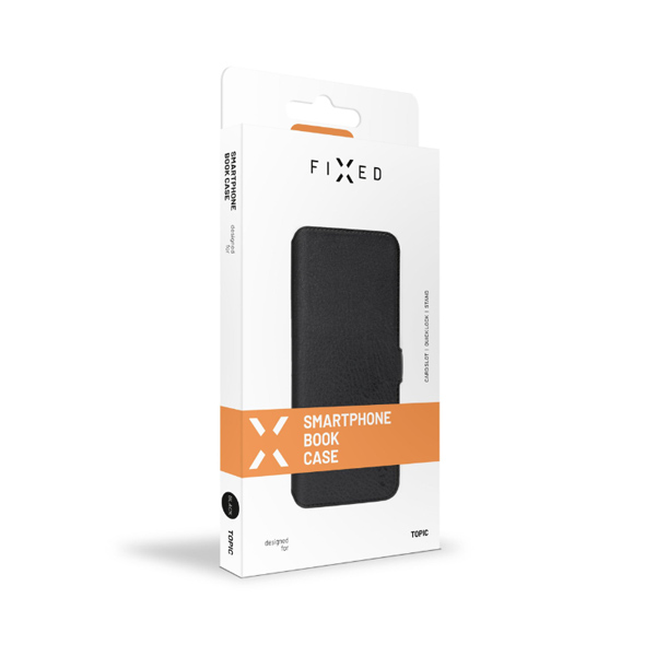 Knižkové puzdro FIXED Topic pre Xiaomi Redmi 9C/9C NFC, čierna Knižkové puzdro FIXED Topic pre Xiaomi Redmi 9C/9C NFC, čierna