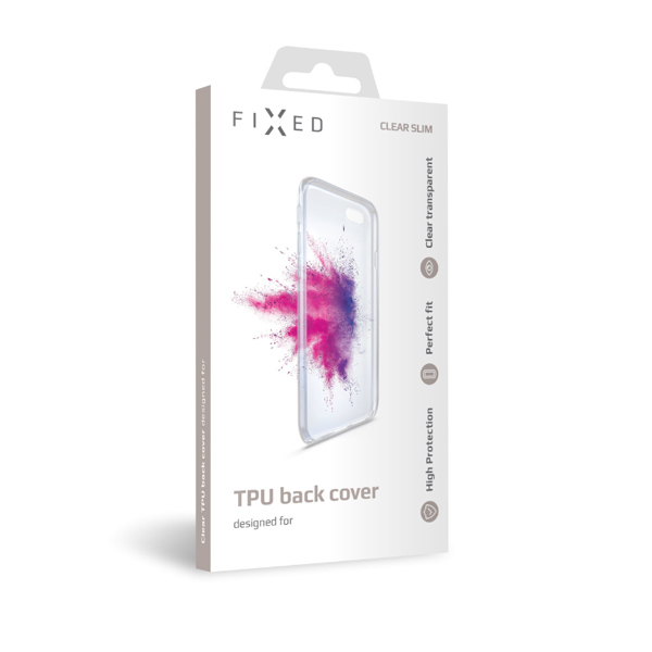 Gélový zadný kryt FIXED TPU pre Xiaomi Redmi 9A, transparentná Gélový zadný kryt FIXED TPU pre Xiaomi Redmi 9A, transparentná