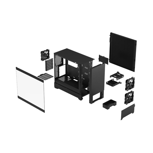 Fractal Design Pop Silent Black TG Clear Tint Fractal Design Pop Silent Black TG Clear Tint