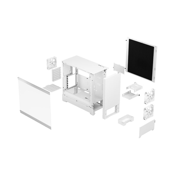 Fractal Design Pop Silent White TG PC skrinka, biela Fractal Design Pop Silent White TG PC skrinka, biela