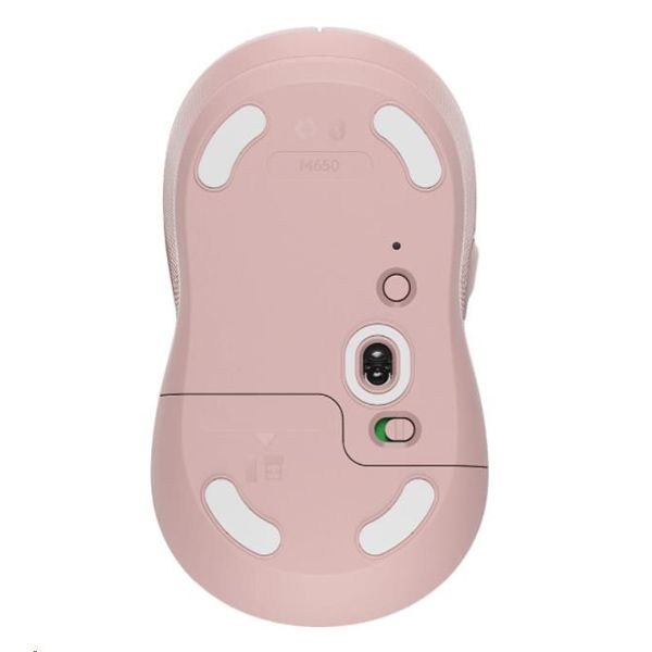 Logitech M650 L Signature - bezdrôtová myš - ROSE