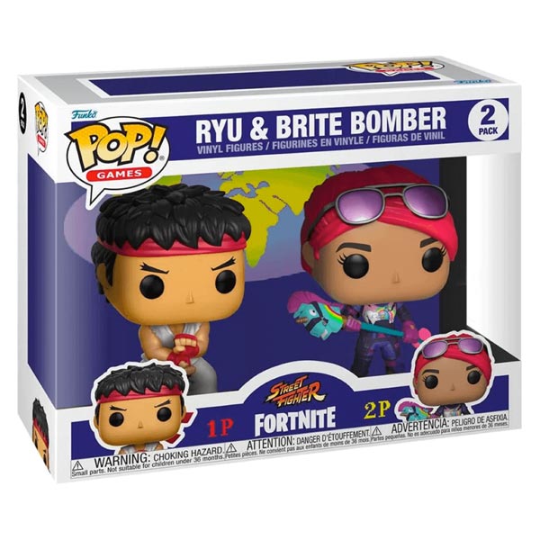 POP! Games: Ryu and Brite Bomber Duo Pack (Fortnite)