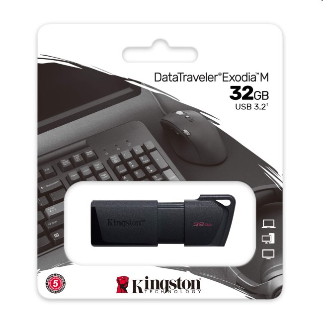 USB kľúč Kingston DataTraveler Exodia M, 32GB, USB 3.2 (gen 1) USB kľúč Kingston DataTraveler Exodia M, 32GB, USB 3.2 (gen 1)