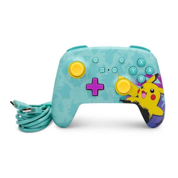 Bezdrôtový ovládač PowerA Enhanced pre Nintendo Switch, Pikachu Paint