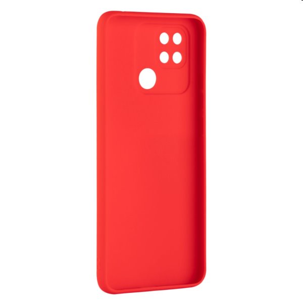 Zadný pogumovaný kryt FIXED Story pre Xiaomi Redmi 10C, červená