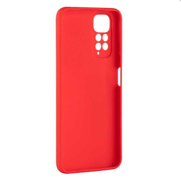 Zadný pogumovaný kryt FIXED Story pre Xiaomi Redmi Note 11, červená