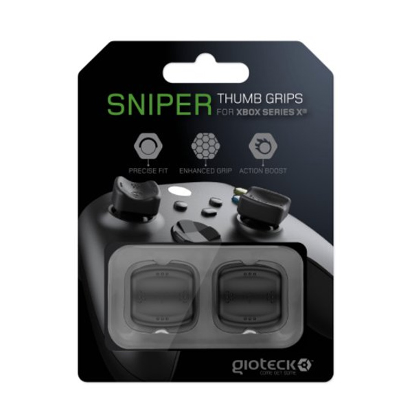 Gioteck Sniper Thumb Grips Black pre Xbox Series