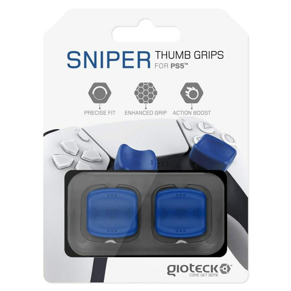 Gioteck - Sniper Thumb Grips Blue for PS5 Gioteck - Sniper Thumb Grips Blue for PS5