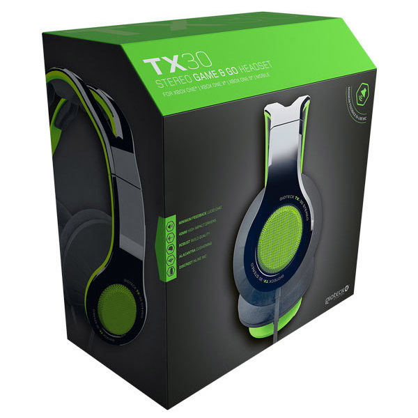 Gioteck - TX30 Stereo Game & Go Headset Green Grill for Xbox Series, Xbox One, PS5, PS4 & Mobile