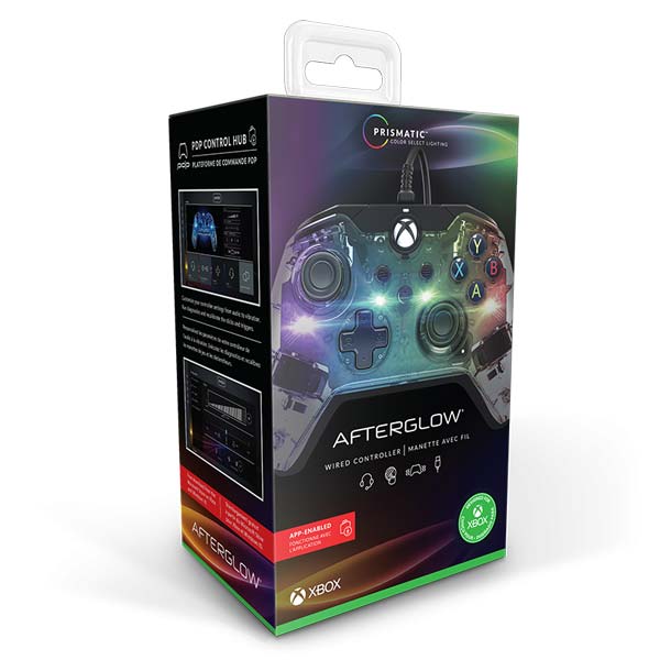 Káblový ovládač PDP Afterglow pre Xbox Series, Prismatic