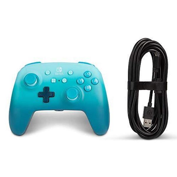 Káblový ovládač PowerA Enhanced pre Nintendo Switch, Fantasy Fade Blue