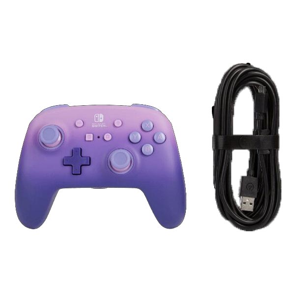 Káblový ovládač PowerA Enhanced pre Nintendo Switch, Fantasy Fade Purple