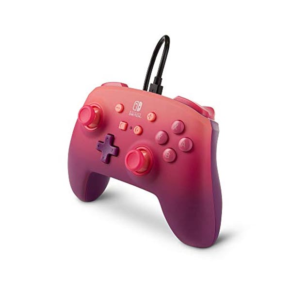 Káblový ovládač PowerA Enhanced pre Nintendo Switch, Fantasy Fade Red