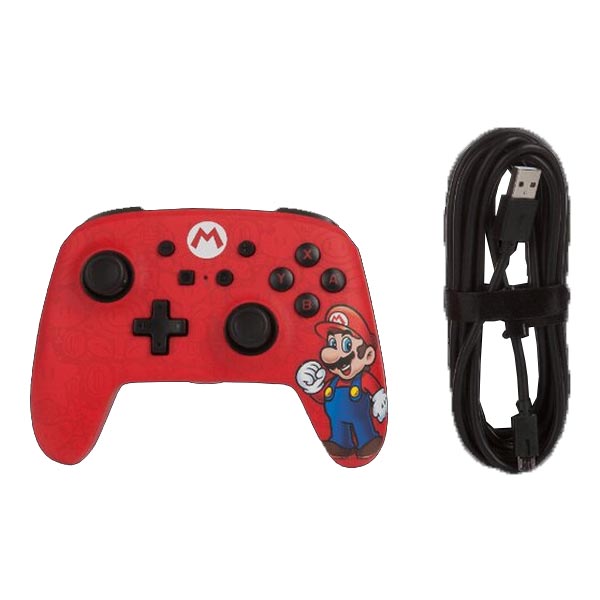 Káblový ovládač PowerA Enhanced pre Nintendo Switch, Mario
