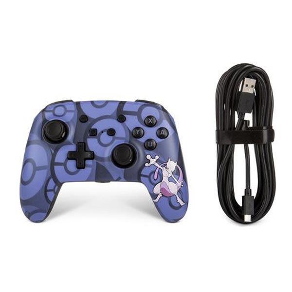 Káblový ovládač PowerA Enhanced pre Nintendo Switch, MewTwo Káblový ovládač PowerA Enhanced pre Nintendo Switch, MewTwo