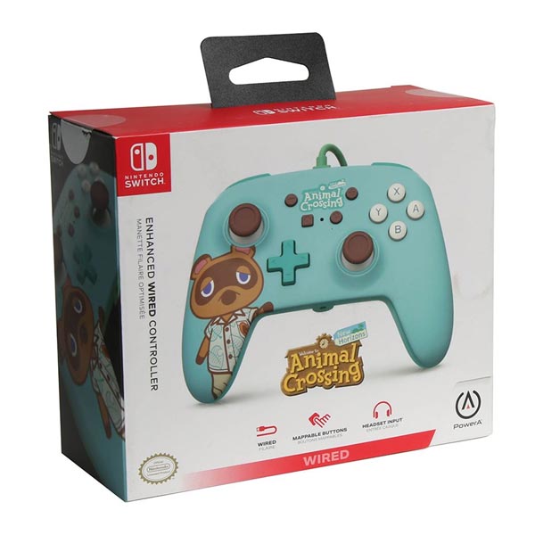 Káblový ovládač PowerA Enhanced pre Nintendo Switch, Tom Nook